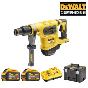 디월트 대리점 DCH481X2-KR 60V SDS MAX 햄머드릴 배터리 2개 세트