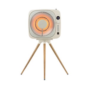 신일 하이라이트 에코 팬 레트로 큐브 전기 히터 SEH-FN600BE 베이지