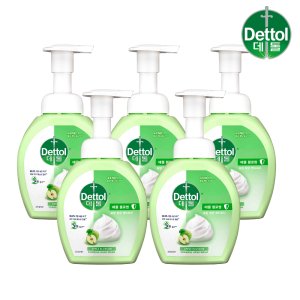 데톨 포밍 핸드워시 애플 블로썸 250ml x 5개 거품비누 폼 손세정제