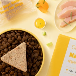 새끼 아기강아지  큐브 화식 건강식 수제사료