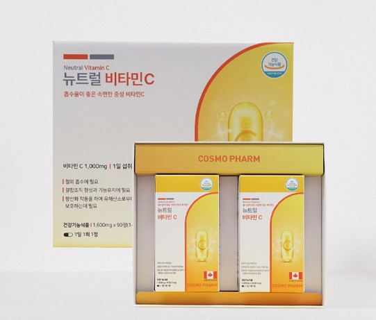 [코스모팜] <b>뉴트럴비타민C</b> 6개월분 중성비타민C