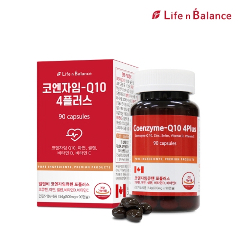 라이프 엔 <b>밸런스</b> 코엔자임 Q-10 4플러스, 1개