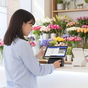 스마일포스 플러스 태블릿 미니 일체형 POS 애플페이 토스 프론트 카드 리더기 블랙