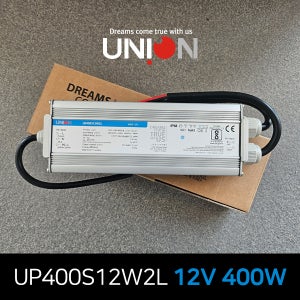 유니온 SMPS 안정기 12V 컨버터 400W 방수형 UP400S12W2L
