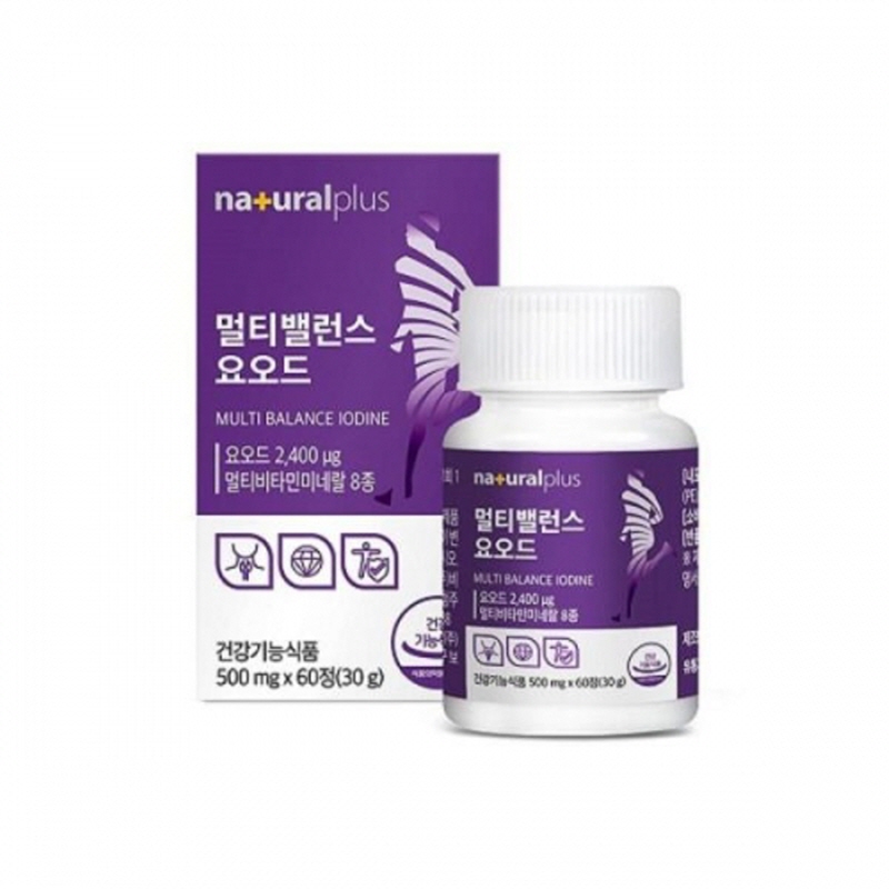 내츄럴플러스 멀티<b>밸런스</b> 요오드, 1개