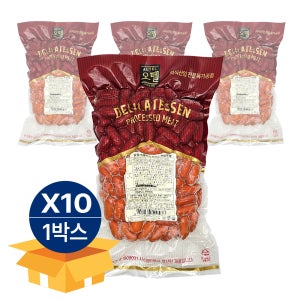 오뗄 칼집 비엔나 소시지 소세지 1kg 냉동 x 10팩