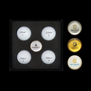 골프공 인쇄 타이틀리스트 PRO V1 4구 볼마커 선물세트[기업판촉] 30개이상 주문가능