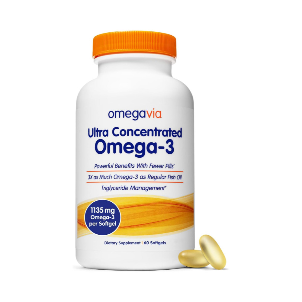 <b>오메가</b>비아 울트라 <b>오메가</b>3 3배강도 피쉬오일 1135mg 60소프트젤