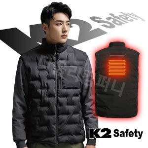 K2 세이프티 온열 경량 usb 발열조끼 패딩 열선조끼 배터리포함 안전관리비가능