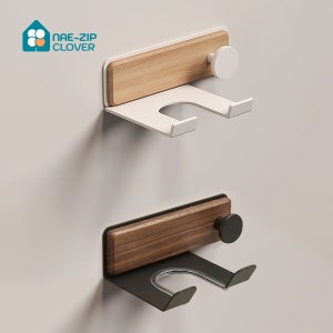 무타공 선정리 드라이기거치대 고급형 드라이기걸이 드라이거치대 고리형