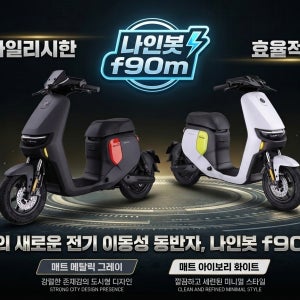 [화물비지원/시흘 정왕동 직거래/사은품] 세그웨이 나인봇 F90M 번호판 필요없는 전기스쿠터 (방수 전동오토바이)