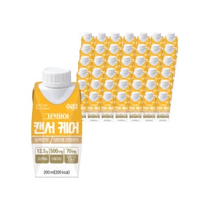 정식품 그린비아 캔서케어 담백한 맛 200ml 42팩 베스트 균형 영양식 성인 노인 환자