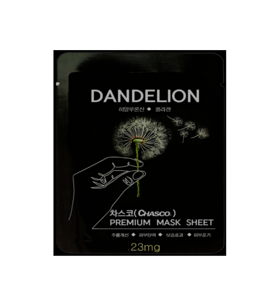 차스코 민들레 마스크팩 콜라겐 히알루론산 병풀 함유 30매