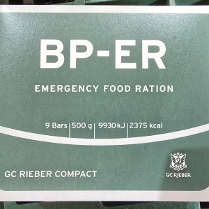 BP-ER 노르웨이 비상식량 원조 압축식량 유니세프 전투식량 MRE 유통2032년 02월