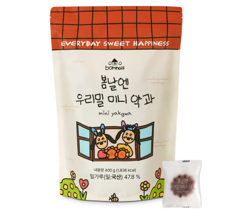 봄날엔약과 여수언니 우리밀 미니 약과 400g