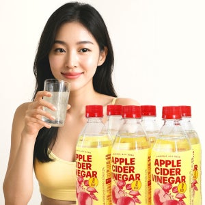 클룹 애사비소다 오리지널 애플사이다비니거 타트체리 500ml 6개 사과초모식초 제로탄산음료