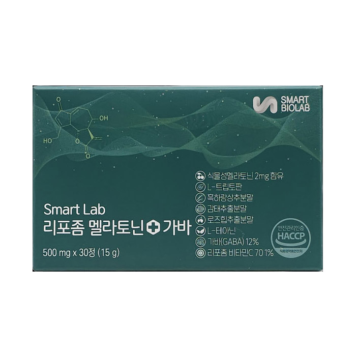 리포좀 멜라토닌 가바 30정 식물성 멜라토닌 2mg