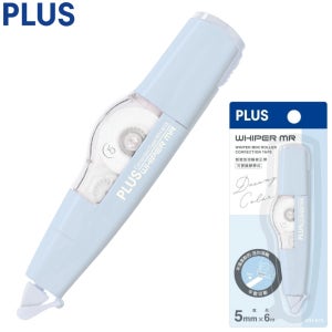 플러스 수정테이프 파스텔 블루 WH-615-BL 5mmx6M 25g