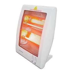 유니맥스 2단 석영관 전기히터 800w 화이트 소형 작은 스토브 사무실 난방기 백색 흰색