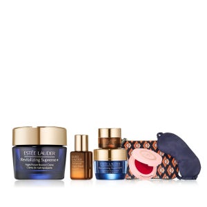 에스티 로더 리바이탈라이징 수프림+ 나이트 파워 바운스 크림 50ML (+디럭스 4종, 수면안대 파우치)