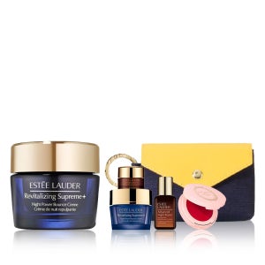 에스티 로더 리바이탈라이징 수프림+ 나이트 파워 바운스 크림 50ML (+디럭스 4종, 파우치)