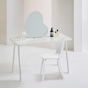 세이드 데스크 화이트 테이블 가정용 서재 거실 컴퓨터 W1200 학생 책상