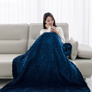 오아 포그밍L 전기 온열 담요 사무실 캠핑 차박용 휴대용 여행용 극세사 무릎 이불 물세탁