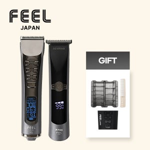 FEEL JAPAN 필 P700 트리머 + P900 오토 클리퍼 세트 (필 미끄럼방지밴드 + 커트빗 + 잭케이스 정리함)