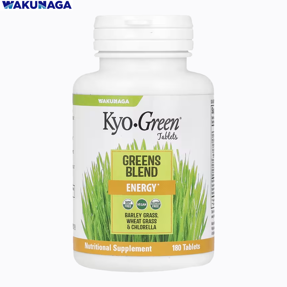 Kyolic <b>쿄릭</b> 그린블랜드 <b>에너지</b> 180정 비타민C 아이오딘 Greens Blend