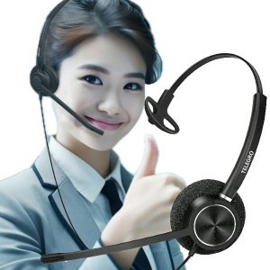 상담원 가벼운 헤드셋 아웃바운드인바운드 자브라