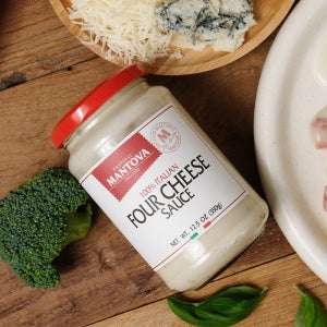 만토바 프리미엄 포치즈 소스 350g 6인분 스파게티 파스타 크림 소스