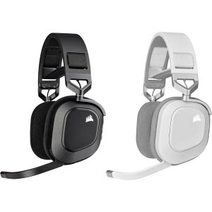 커세어 HS80 RGB USB 7.1 채널 게이밍 헤드셋 무선