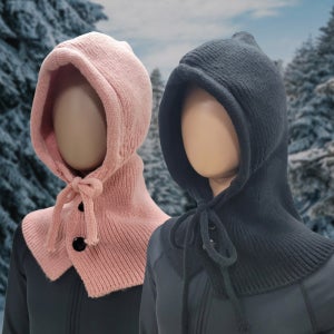 울 니트 바라클라바 후드 넥워머 여성 겨울 워머 방한용품 발라클라바 목토시 MIXON