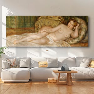 유명한 명화 그림 피에르 오귀스트 르누아르 누드 20호 106x40cm 캔버스액자