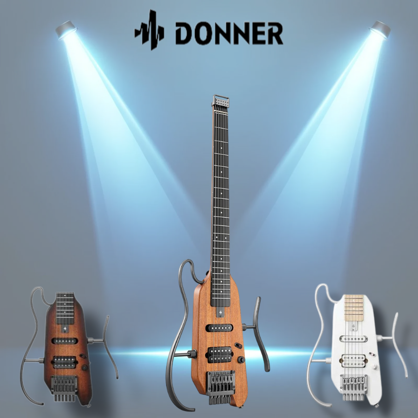 DONNER HUSH-X 사일런트 일렉기타 도너 헤드리스기타 허쉬엑스