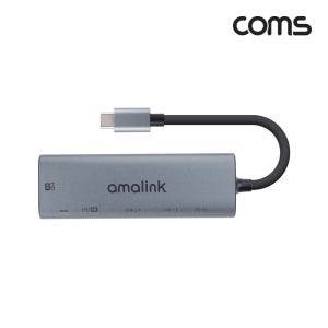FW837 USB C to HDMI 듀얼 컨버터 멀티허브 PD충전 4K60Hz