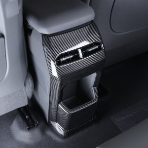 EV3 튜닝 용품 2열 송풍구 커버 카본 몰딩