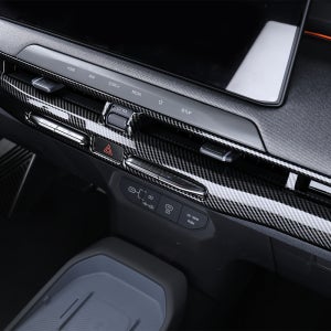 EV3 튜닝 용품 센터페시아 송풍구 커버 카본 몰딩