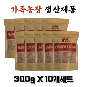 파로 엠머밀 24년 햇곡 파로쌀 300g, 10개