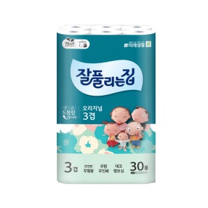 잘풀리는집 오리지널 3겹 27M 30롤 미래생활
