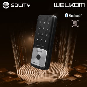 솔리티 웰콤 지문인식도어락 [수도권설치] WA-35B 번호키 샷시문 터닝도어 디지털도어락