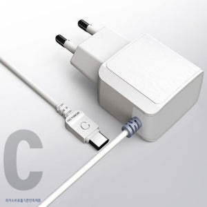 엑티몬 2.1A 가정용 일체형 충전기 C타입 1.2M