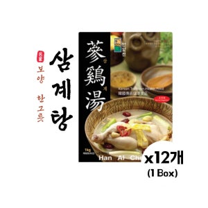 굿푸드 한알천 삼계탕 1kg, 12개