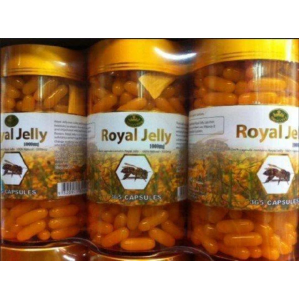 Nature’s King Royal Jelly 로얄 젤리 1000 mg 365캡슐