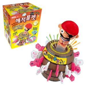 해적 벌칙 룰렛 대형 복불복 2인-다인용 보드게임 통아저씨 장난감