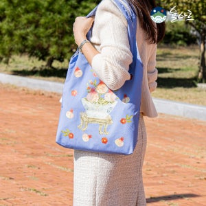 가벼운 전통민화 장바구니 천가방 보부상가방 시장바구니 에코백