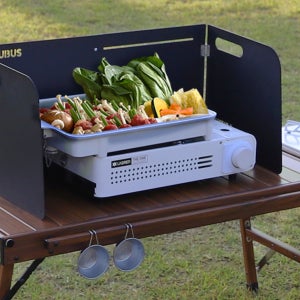 꾸버스 버너 바람막이 가스렌지 구이바다 가림막 가드 윈디슬라이더 캠핑