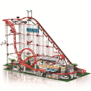 몰드킹 11014 크리에이터 롤러 코스터 파우펑션 포함 호환블럭