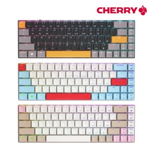 체리 무선기계식키보드 LP타입 MX LP 2.1 RGB 무선/블루투스충전 PCD정품