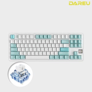 [스카이V3축] 다얼유 A87PRO LCD 무선 기계식 키보드 텐키리스 한영각인